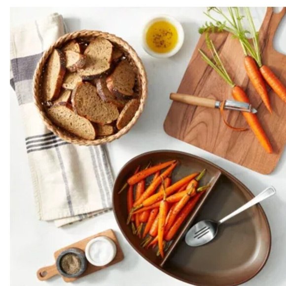 HEARTH HAND Magnolia Vegetable Peeler Wood Handle Stainless Steel Blade - Picture 3 of 7